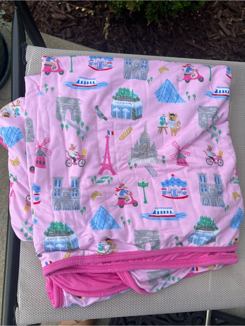 Weekend in Paris cloud blanket EUC